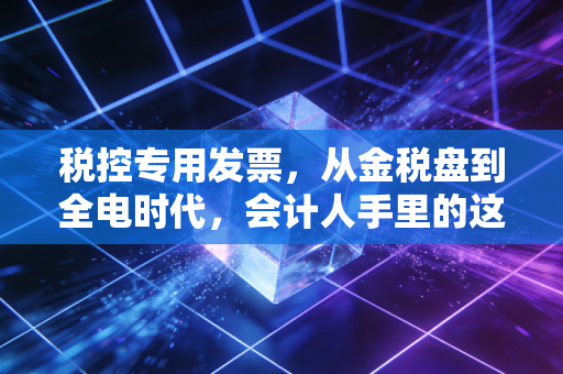 税控专用发票，从金税盘到全电时代，会计人手里的这张纸到底有多重？
