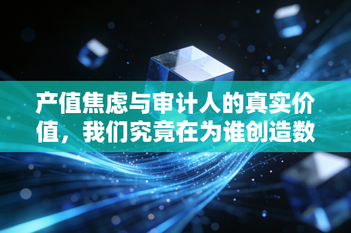 产值焦虑与审计人的真实价值，我们究竟在为谁创造数字？