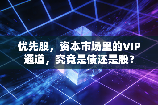 优先股,资本市场里的VIP通道,究竟是债还是股?