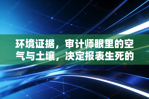 环境证据,审计师眼里的空气与土壤,决定报表生死的隐形推手