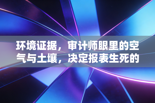 环境证据，审计师眼里的空气与土壤，决定报表生死的隐形推手