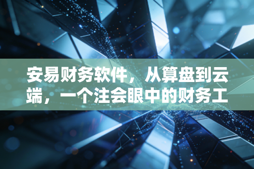 安易财务软件，从算盘到云端，一个注会眼中的财务工具进化史
