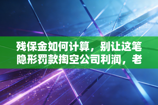 残保金如何计算，别让这笔隐形罚款掏空公司利润，老会计教你避坑指南