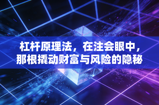 杠杆原理法，在注会眼中，那根撬动财富与风险的隐秘木棍