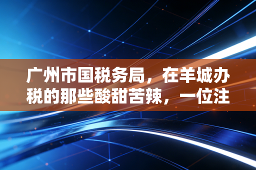广州市国税务局，在羊城办税的那些酸甜苦辣，一位注册会计师的肺腑之言