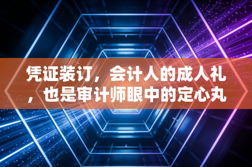 凭证装订，会计人的成人礼，也是审计师眼中的定心丸