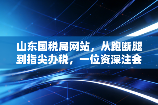山东国税局网站,从跑断腿到指尖办税,一位资深注会眼中的数字化税务变迁