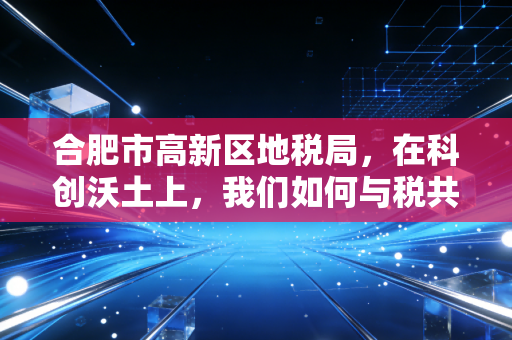 合肥市高新区地税局，在科创沃土上，我们如何与税共舞？——一名老注会眼中的服务进化论