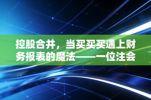 控股合并，当买买买遇上财务报表的魔法——一位注会眼中的企业帝国构建术