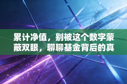 累计净值，别被这个数字蒙蔽双眼，聊聊基金背后的真实财富逻辑