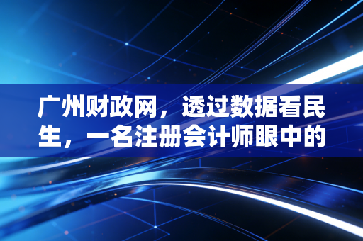 广州财政网，透过数据看民生，一名注册会计师眼中的城市账本与机遇