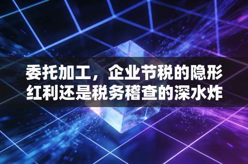委托加工,企业节税的隐形红利还是税务稽查的深水炸弹?