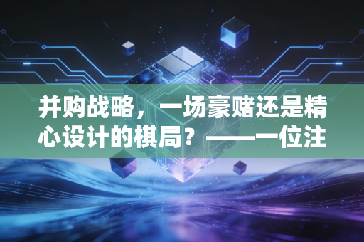 并购战略，一场豪赌还是精心设计的棋局？——一位注会眼中的商业联姻真相