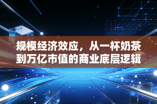 规模经济效应,从一杯奶茶到万亿市值的商业底层逻辑