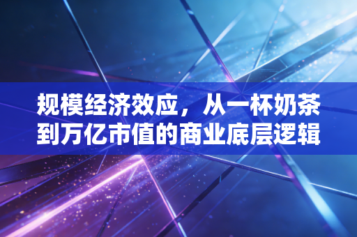 规模经济效应,从一杯奶茶到万亿市值的商业底层逻辑