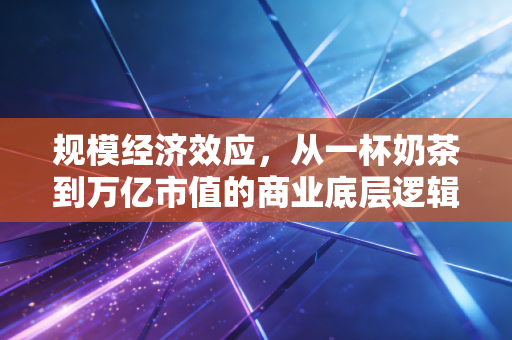 规模经济效应，从一杯奶茶到万亿市值的商业底层逻辑