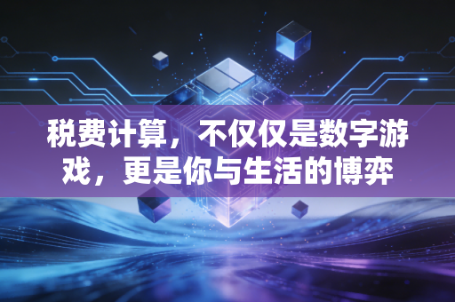 税费计算，不仅仅是数字游戏，更是你与生活的博弈