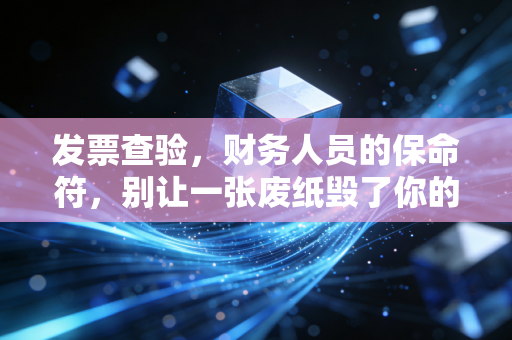发票查验,财务人员的保命符,别让一张废纸毁了你的职业生涯