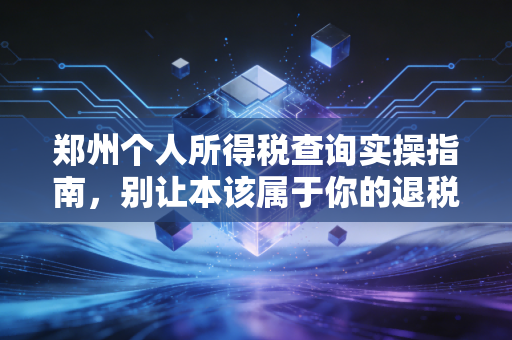 郑州个人所得税查询实操指南,别让本该属于你的退税机会悄悄溜走