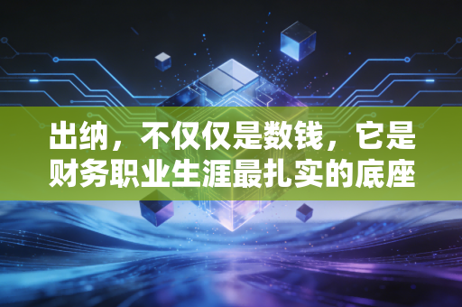出纳，不仅仅是数钱，它是财务职业生涯最扎实的底座