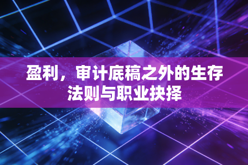 盈利，审计底稿之外的生存法则与职业抉择