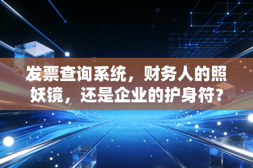 发票查询系统，财务人的照妖镜，还是企业的护身符？