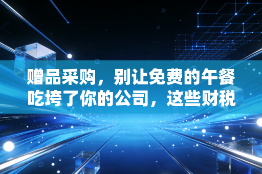 赠品采购,别让免费的午餐吃垮了你的公司,这些财税坑你必须知道