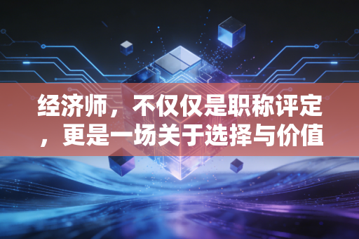 经济师，不仅仅是职称评定，更是一场关于选择与价值的思维修行