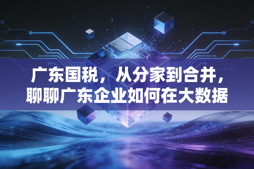 广东国税，从分家到合并，聊聊广东企业如何在大数据下安全着陆