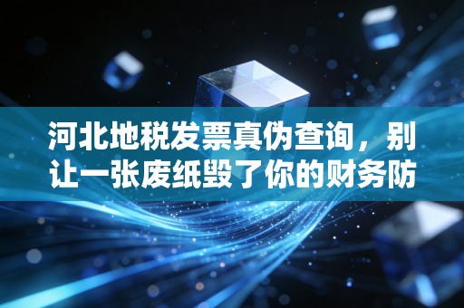 河北地税发票真伪查询，别让一张废纸毁了你的财务防线