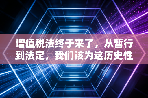 增值税法终于来了，从暂行到法定，我们该为这历史性的一刻做些什么准备？