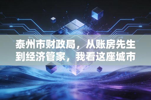 泰州市财政局，从账房先生到经济管家，我看这座城市的财税新生态