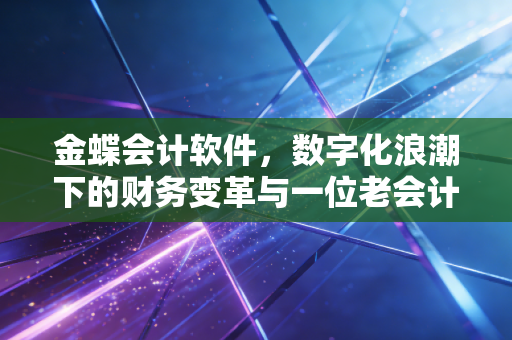 金蝶会计软件，数字化浪潮下的财务变革与一位老会计的真心话