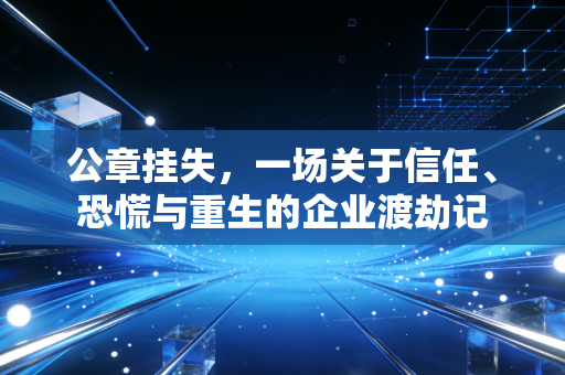 公章挂失，一场关于信任、恐慌与重生的企业渡劫记