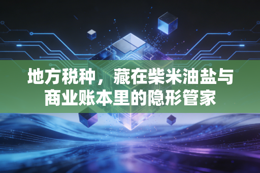 地方税种，藏在柴米油盐与商业账本里的隐形管家