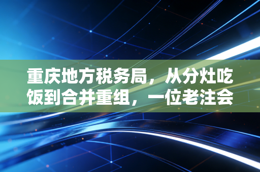 重庆地方税务局，从分灶吃饭到合并重组，一位老注会眼中的山城税务江湖变迁