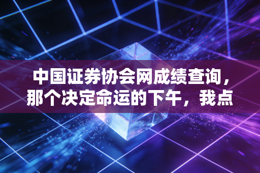 中国证券协会网成绩查询，那个决定命运的下午，我点击了刷新键