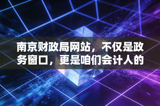 南京财政局网站，不仅是政务窗口，更是咱们会计人的数字军师