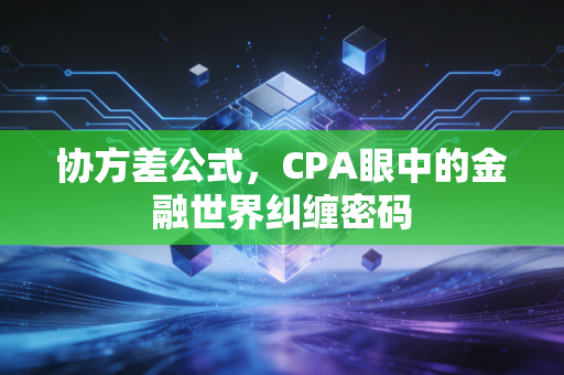 协方差公式,CPA眼中的金融世界纠缠密码