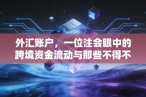 外汇账户，一位注会眼中的跨境资金流动与那些不得不说的避坑指南