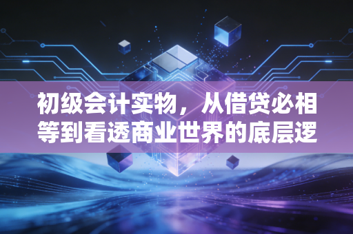 初级会计实物，从借贷必相等到看透商业世界的底层逻辑