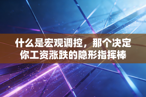 什么是宏观调控，那个决定你工资涨跌的隐形指挥棒