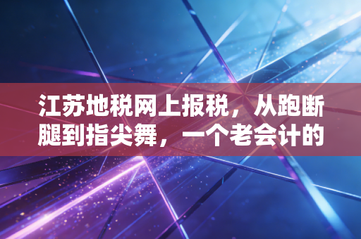 江苏地税网上报税，从跑断腿到指尖舞，一个老会计的十年心里话