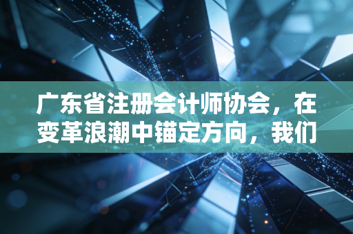 广东省注册会计师协会，在变革浪潮中锚定方向，我们如何共赴高质量发展的星辰大海