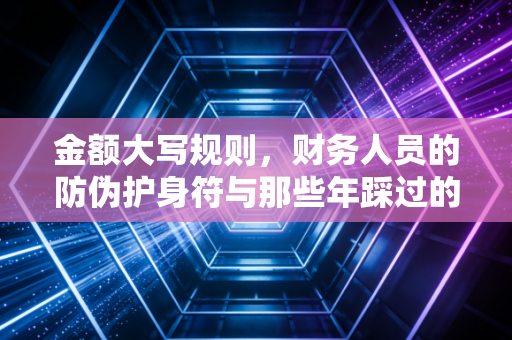 金额大写规则，财务人员的防伪护身符与那些年踩过的坑