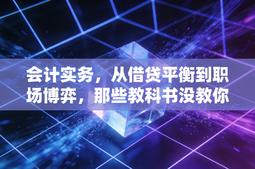会计实务，从借贷平衡到职场博弈，那些教科书没教你的生存智慧