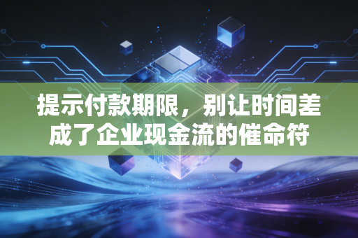 提示付款期限，别让时间差成了企业现金流的催命符