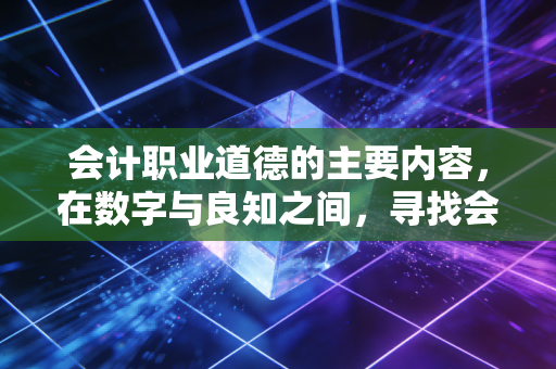 会计职业道德的主要内容，在数字与良知之间，寻找会计人的安身立命之本