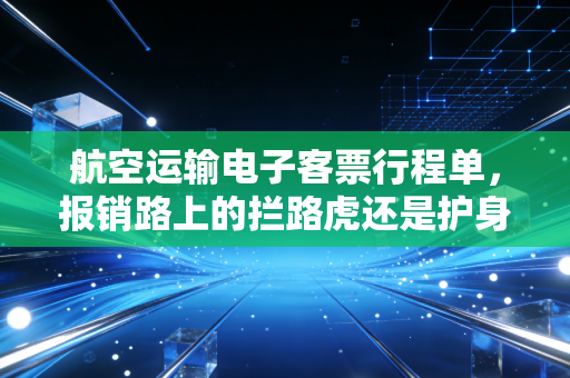 航空运输电子客票行程单，报销路上的拦路虎还是护身符？——一位注会眼中的票据进化论