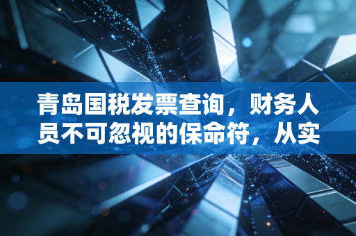 青岛国税发票查询，财务人员不可忽视的保命符，从实操到风控的深度解析